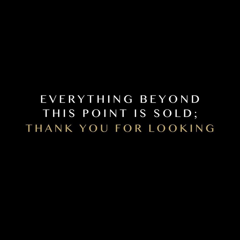 Everything beyond this point is SOLD | thank you